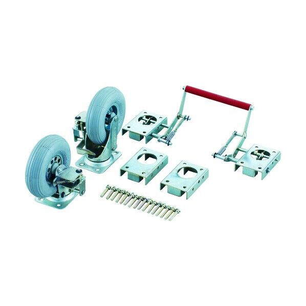 ドンキーカート300番用ブレーキ空気入り自在車輪付