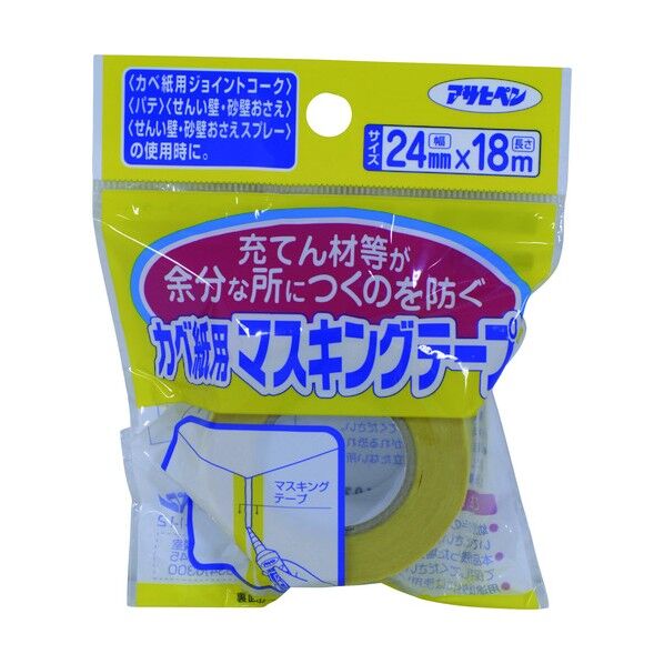 カベ紙用マスキングテープ(壁紙、クロス)