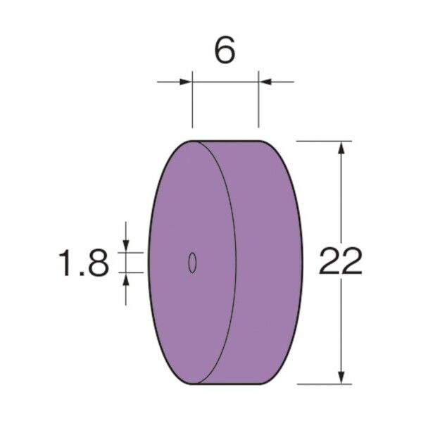 ホイール型セラミックゴム砥石粒度(#):60高さ(mm)6.0 R5331 10枚