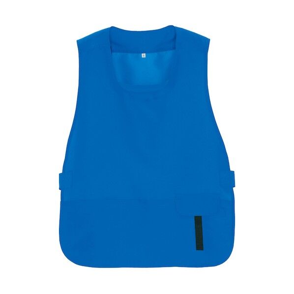 ベスト型ショートエプロン 006ブルー F 8082 1
