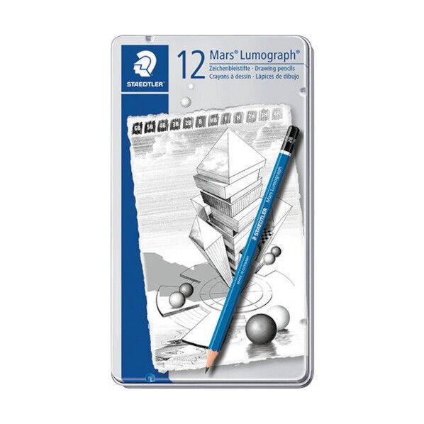 マルス ルモグラフ 製図用高級鉛筆 12硬度セット