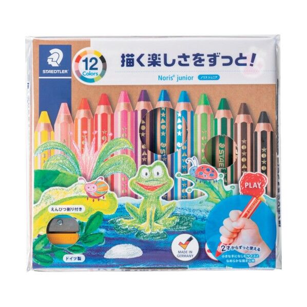 ステッドラー日本 ノリス ジュニア色鉛筆 12色セット 140 C12 12本