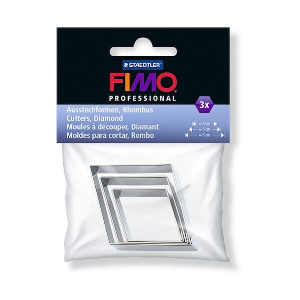 ステッドラー日本 フィモ プロフェッショナル クレイカッター ダイヤモンド 8724 04 PB 1点...