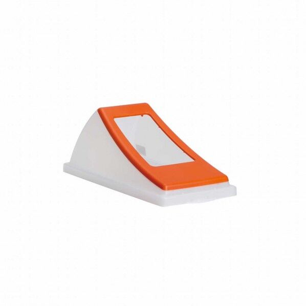 エコン ダストボックス #30 半透明蓋 一般ゴミ用オープン レッド DS-220-502-2 1点