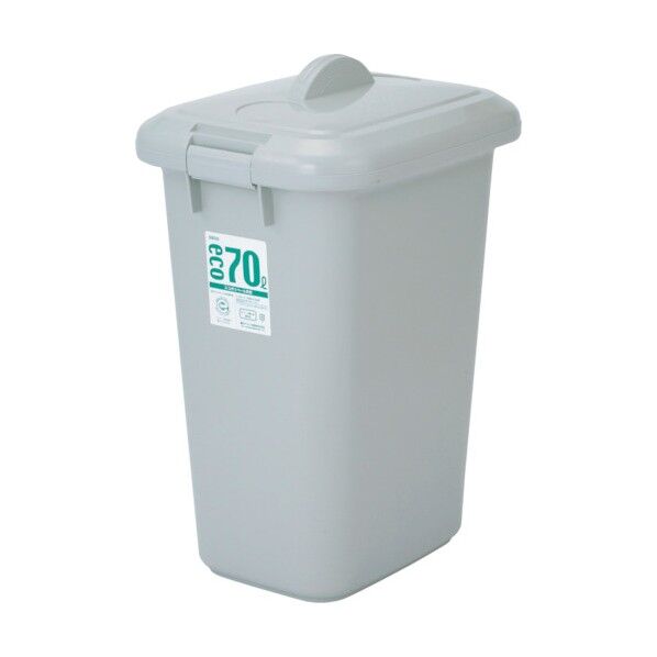 エコポリペール 角型 フタ #70 グレー DS-456-270-5 1個