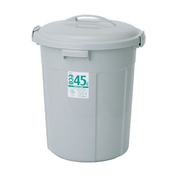 エコポリペール 丸型 フタ #45 グレー DS-456-445-5 1個