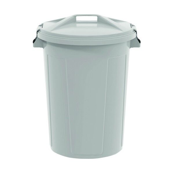 エコン ダストボックス 丸型 本体 #90 グレー 約90L DS-220-909-5 1個