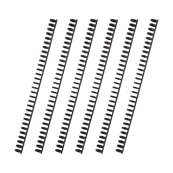 製本 ルーズリング 10mm ブラック LR-10-K 6本