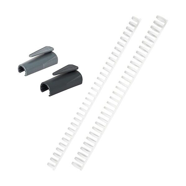 カール事務器 製本 ルーズリングジッパー 10mm+14mm Z-1014-W 1点