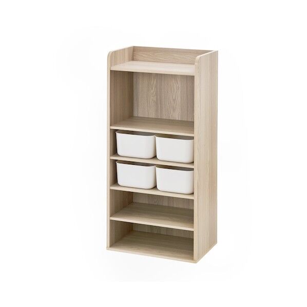 290492 ラウンドシェルフ ハイ ライトナチュラル RUS-50H-NA (290492) 1点