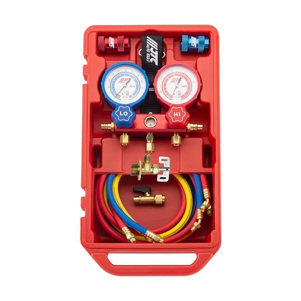JTC Auto Tools ハイブリッド車用R1234yfマニホールドゲージ JTC4949H 1個...