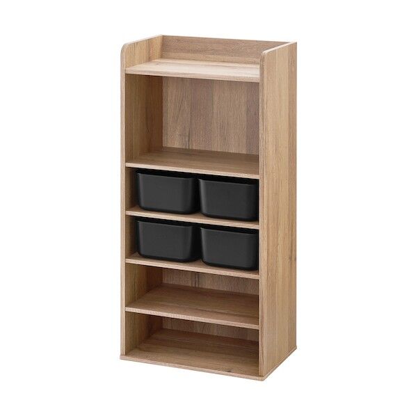 290493 ラウンドシェルフ ハイ エイジングオーク RUS-50H-OA (290493) 1点