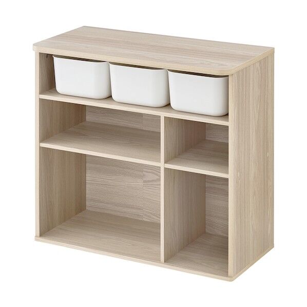 290494 ラウンドシェルフ スタンダード ライトナチュラル RUS-74S-NA (290494) 1点