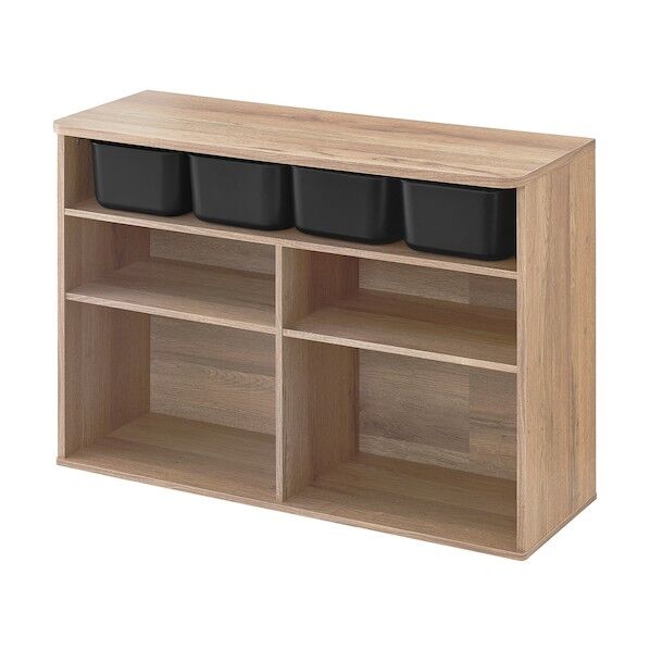 290499 ラウンドシェルフ ワイド エイジングオーク RUS-97W-OA (290499) 1点