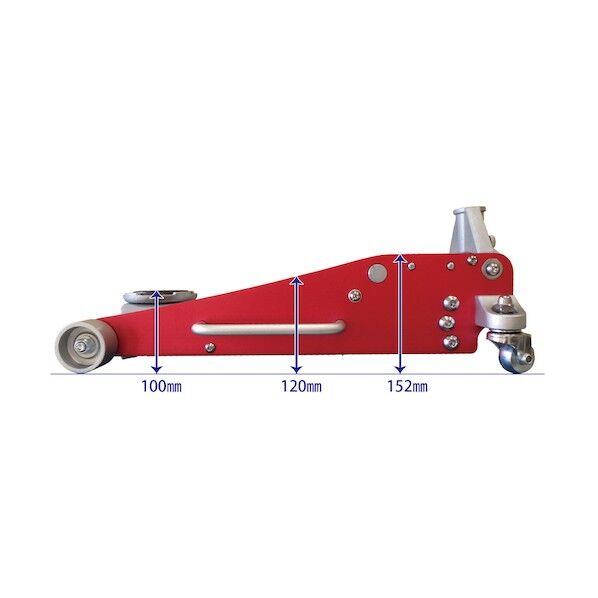 JTC Auto Tools アルミ・スチールフロアジャッキ JTC825011C 1個