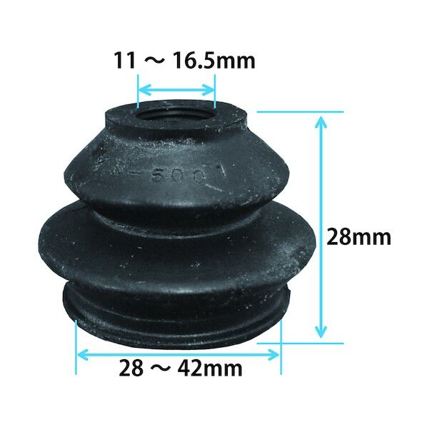 汎用ボールジョイントブーツ JTCDB001   2個