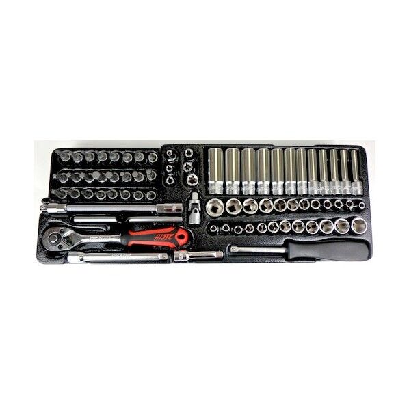 6.3mm 73PCSソケットコンビネーションセット JTCK2732 1セット