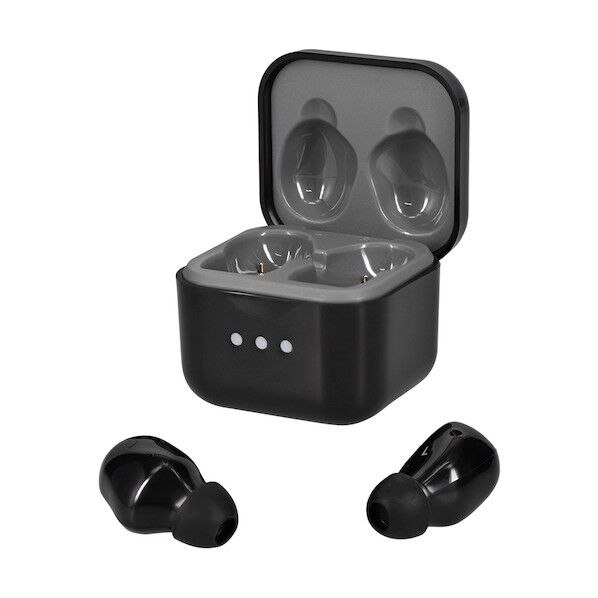 Bluetooth5.3対応 クレードルもイヤホンも超コンパクト 完全ワイヤレスイヤホン OWL-SE07-BK 1個