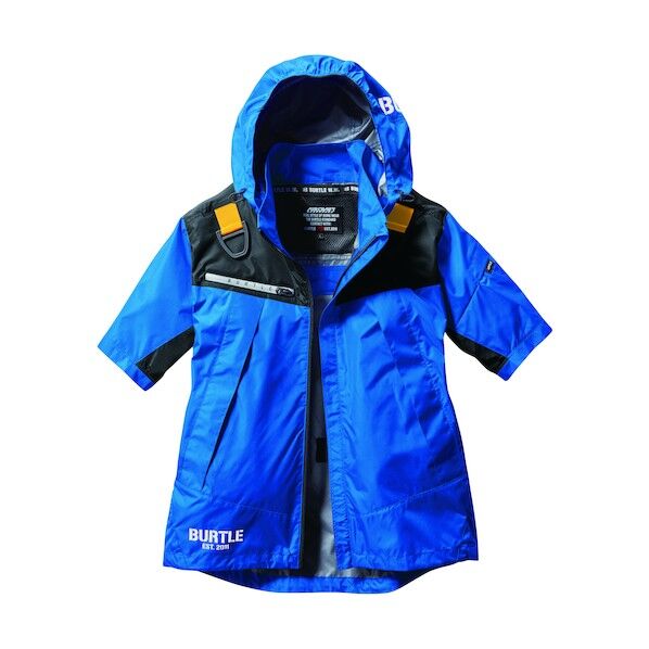 バートル(BURTLE) ACフーディ半袖ジャケットAC1196-42-3XLロイヤルブルー AC1196-42-3XL 1着