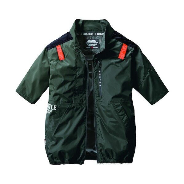 AC半袖ブルゾンAC2016-14-Lミルスグリーン AC2016-14-L 1着