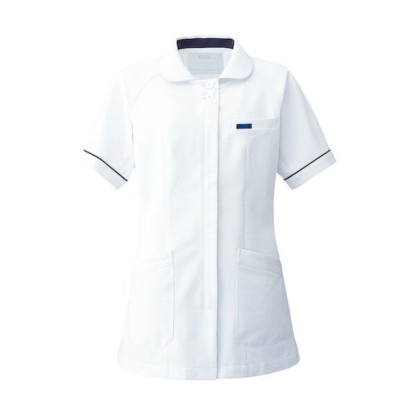 チュニック ホワイト×ネイビ 4L 2014CR-1-4L 1点