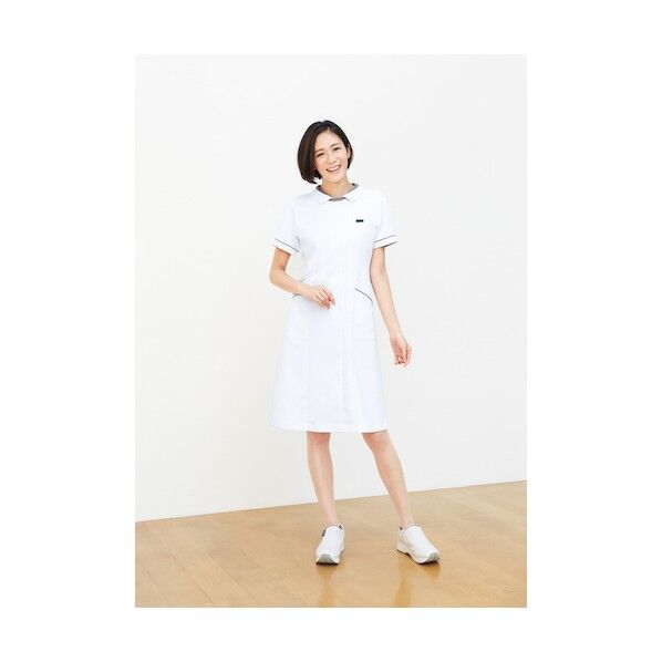 ワンピース ホワイトXグレー 4L 3015EW-5-4L 1点