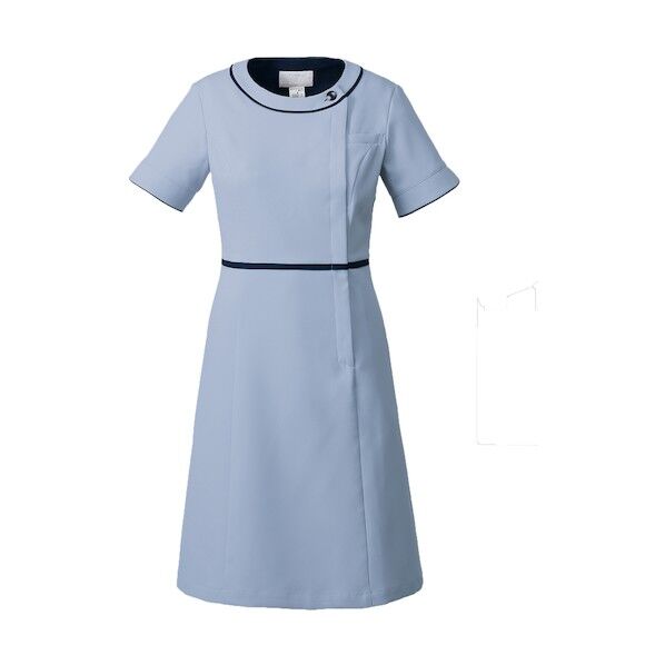 ワンピース エリンジウム×ダークネイビー 4L 3019SC-2-4L 1点