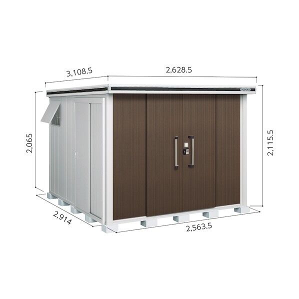 ヨド物置 エルモ LMD-2529