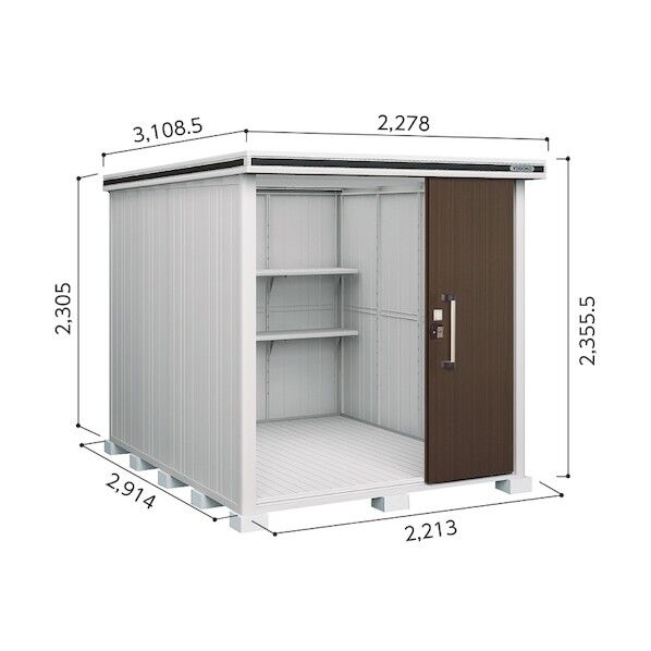 ヨド物置 エルモ LMDS-2229H