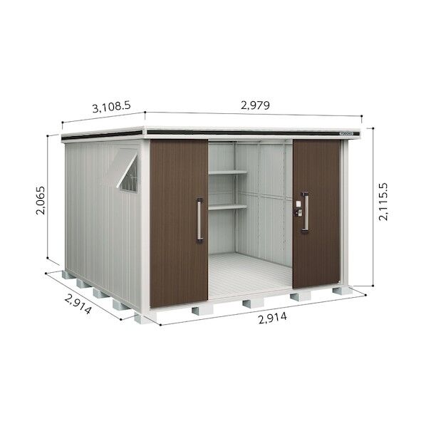 ヨド物置 エルモ LMDS-2929