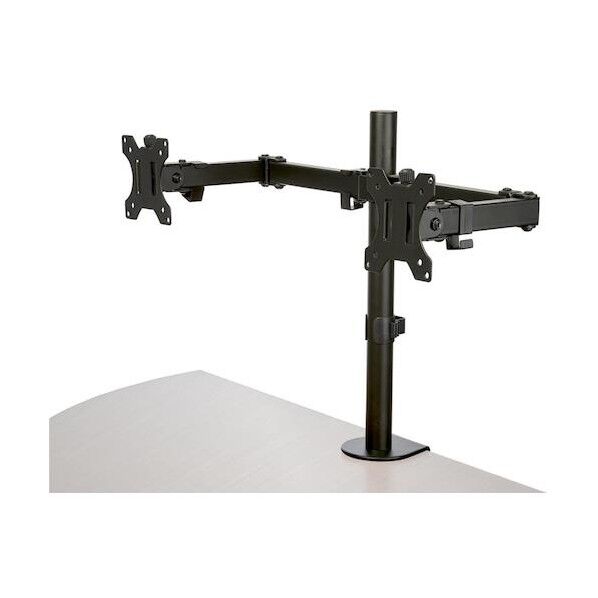 モニターアーム/左右2画面/最大32インチ/耐荷重8kg(各液晶)/多関節/PC パソコン ディスプレイアーム ARMDUAL2 1台