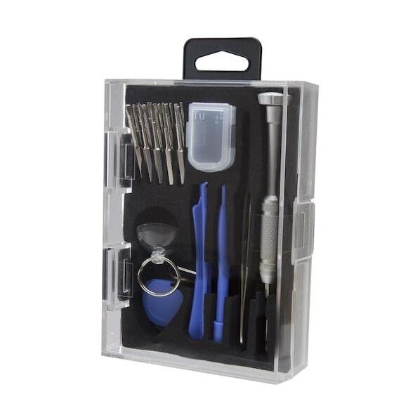 パソコン用工具セット/ドライバー・ツール23種/ハードケース付き/スマートフォン 携帯 タブレット用 修理ツール CTKRPR 1式