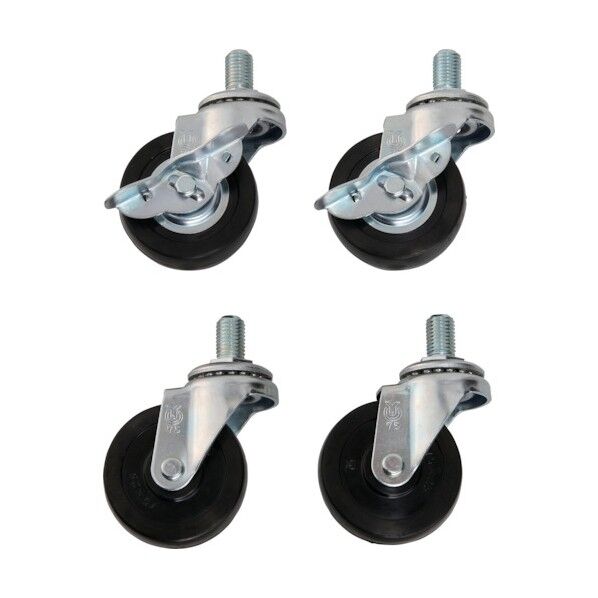 作業台用キャスターセット Φ100ゴム車 EW-100CA 4個