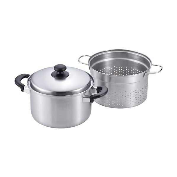 燕三 ステンレスパスタポット22cm EM-016 1個