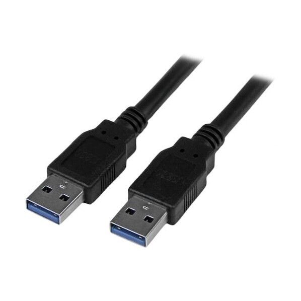 USB 3.0ケーブル/1.8m/Type‐A - Type‐A/5Gbps/オス-オス/ブラック/タイプA USB3SAA6BK 1本