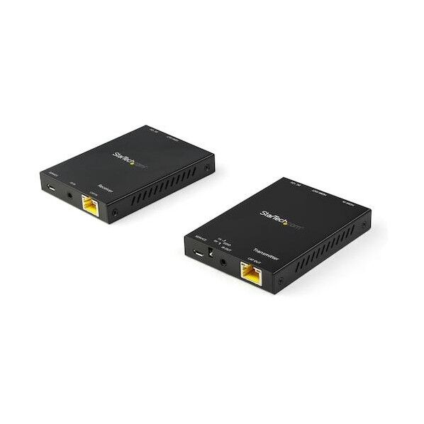 HDMIエクステンダー/4K60Hz 50m/Cat6(カテゴリ6)/7.1ch オーディオ/信号ブースター/延長器 ST121HD20V   1個