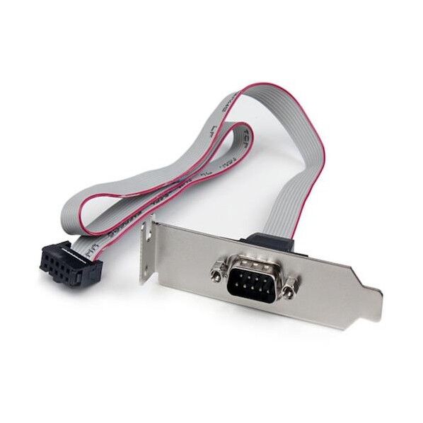 シリアルケーブル/マザーボード接続用/DB-9/D-Sub9ピン - IDC 10ピン/40cm/SFFブラケット付き PLATE9M16LP 1本