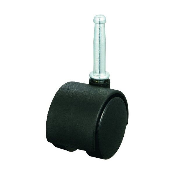 ユーエイ 双輪キャスター差込み式自在車 50径ナイロン車輪 PT-50N 1台