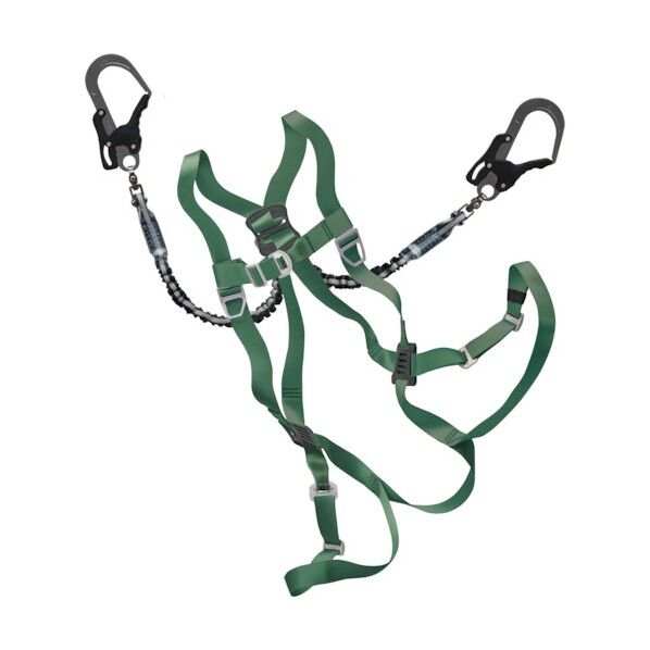 墜落制止用器具フルハーネス スターターフルハーネス じゃばら式ランヤード オリーブ オリーブ XVW6LJPWS 1個