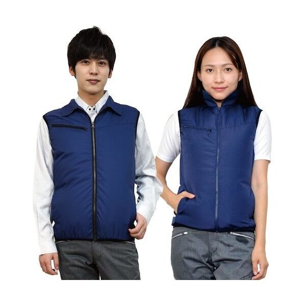 岡潮 空調ベスト(ウェアのみ) 20201 ネイビー3L 20201N-3L 1着...