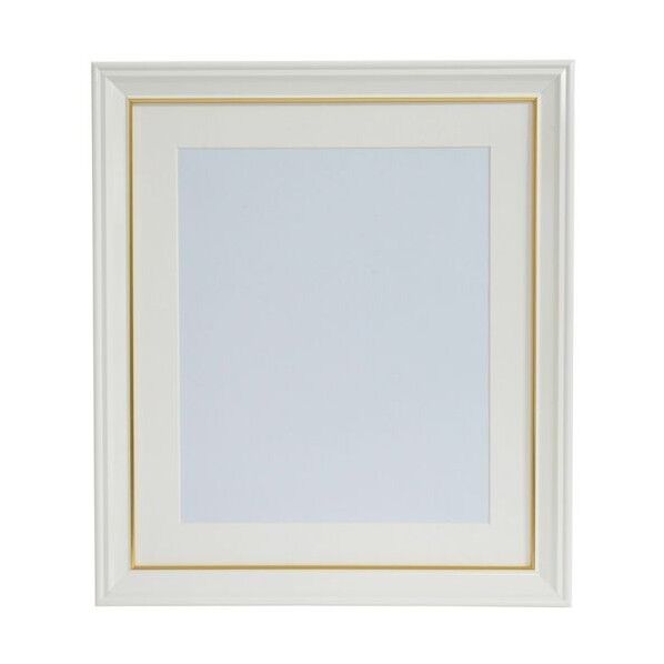 肖像額縁 4切 パールホワイト 無反射仕様 パールホワイト FRAME4 506925 1点