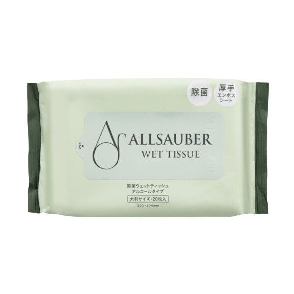 31426)AL 除菌ウェット厚手大判アルコール 20枚 AL-043M   1点