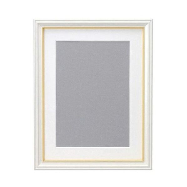 肖像額縁 2L パールホワイト FREAM2L 406232 1点
