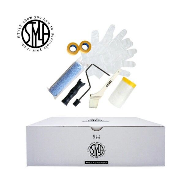ニッペホーム STYLE DIYペンキ ペイントツールキット 4976124865251 6個...
