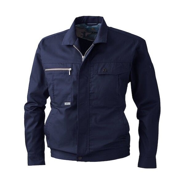 193 長袖ブルゾン ネイビー 3L 193-1-3L 1点