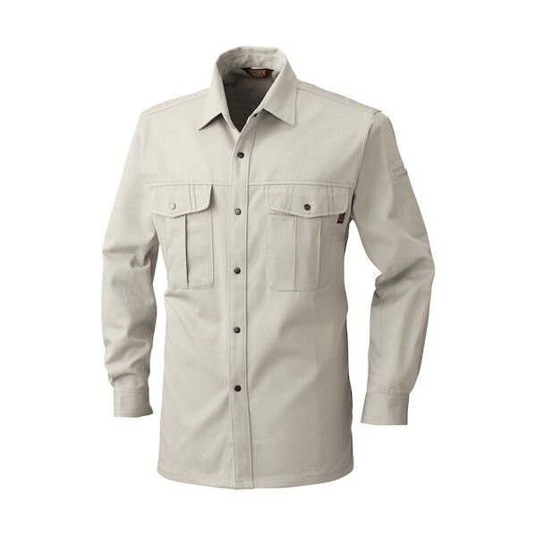 桑和 5335 長袖シャツ アイボリー 3L 5335-05-3L 1点...