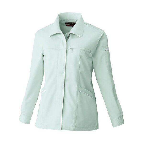 6112 レディーススモック モスグリーン L 6112-107-L 1点