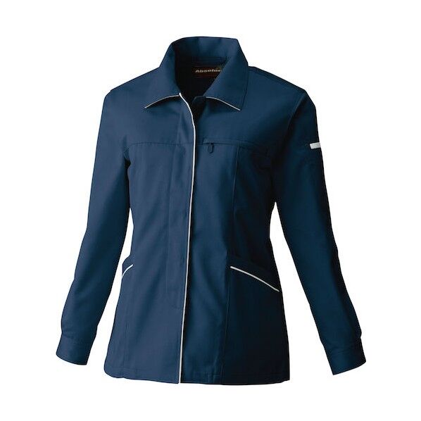 6112 レディーススモック ネイビー L 6112-1-L 1点