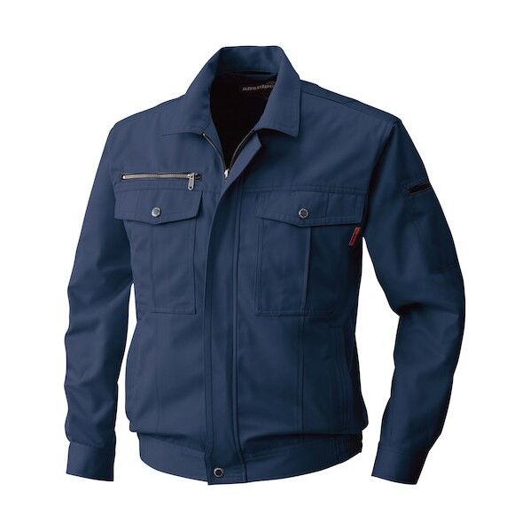 6113 長袖ブルゾン ネイビー L 6113-1-L 1点