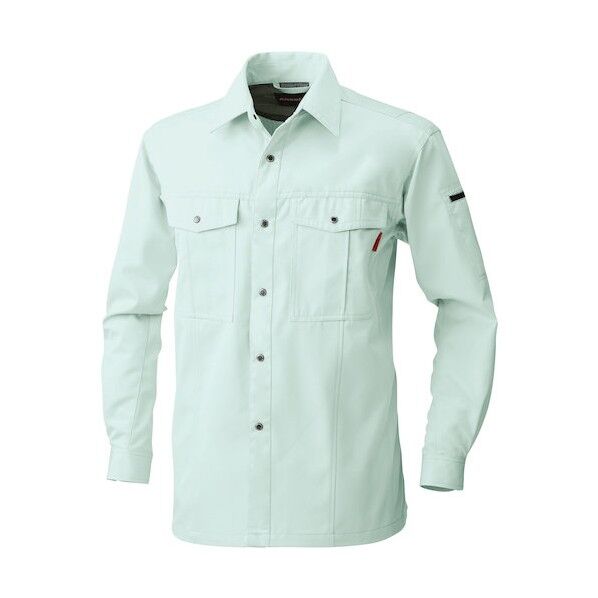 6115 長袖シャツ モスグリーン 3L 6115-107-3L 1点